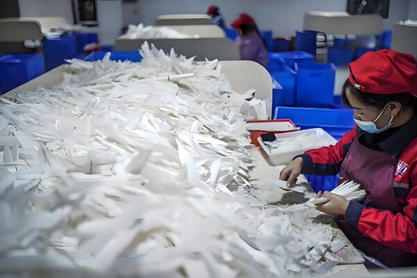 Goose feather shuttlecock