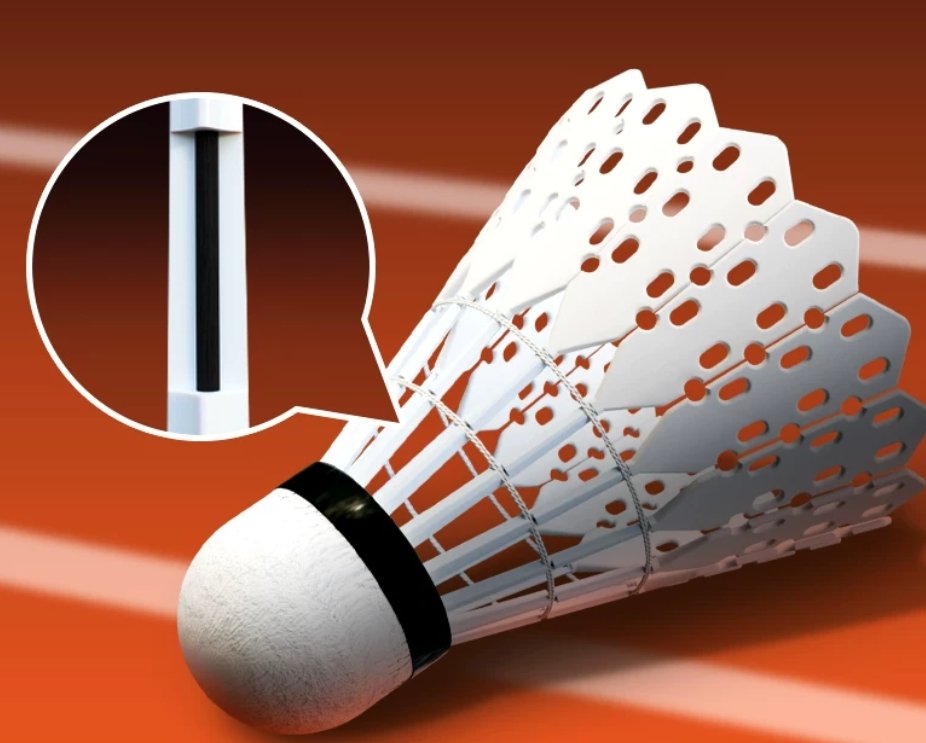 Synthetic shuttlecocks